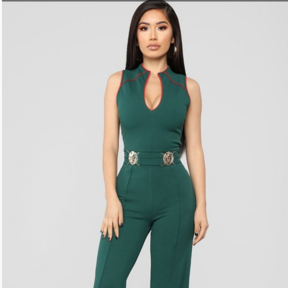 Hunter Green Jumpsuit